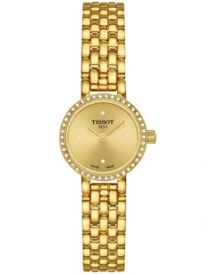 Lovely Round Watch T1400096302600 in Gold