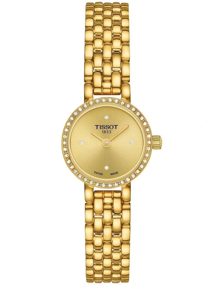 Lovely Round Watch T1400096302600 in Gold image 1