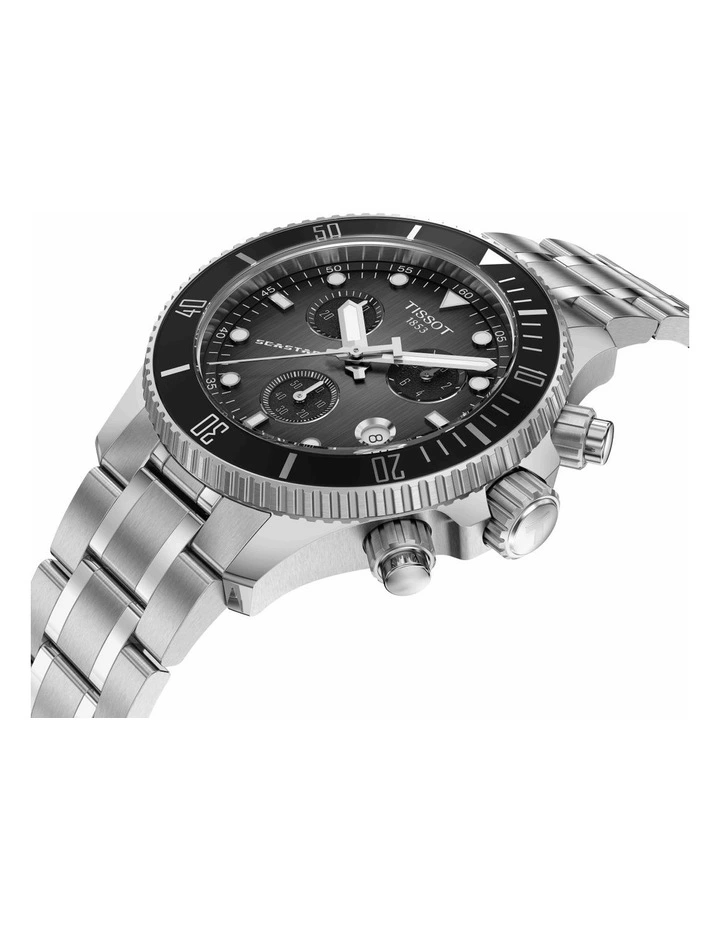 Seastar 1000 Chronograph T1202171106100 Watch in Grey image 2