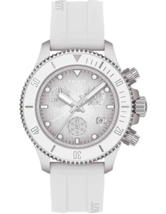 Seastar 1000 Chronograph T1202171701100 Watch in White