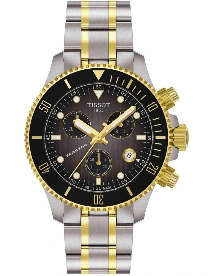 Seastar 1000 Chronograph T1202172206100 Watch in Multi image 1