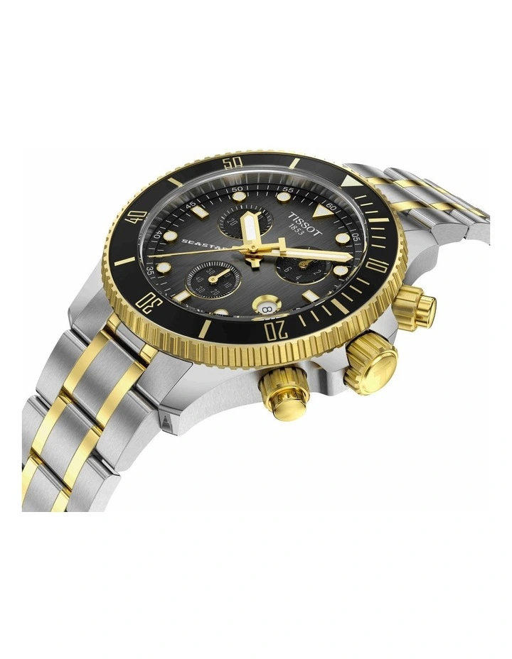 Seastar 1000 Chronograph T1202172206100 Watch in Multi image 2