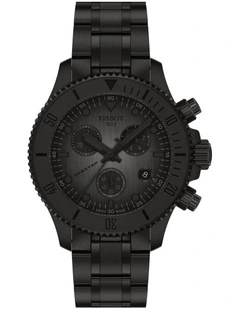 Seastar 1000 Chronograph T1202173306100 Watch in Black