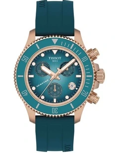 Seastar 1000 Chronograph T1202173704100 Watch in Turquoise