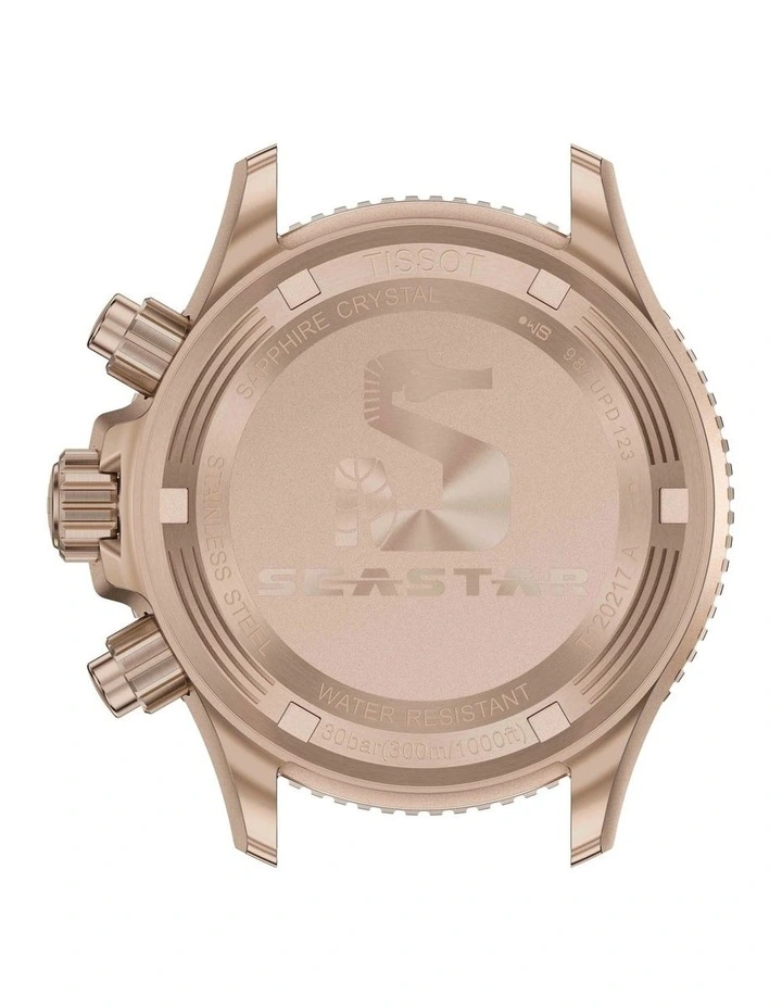 Seastar 1000 Chronograph T1202173704100 Watch in Turquoise image 3