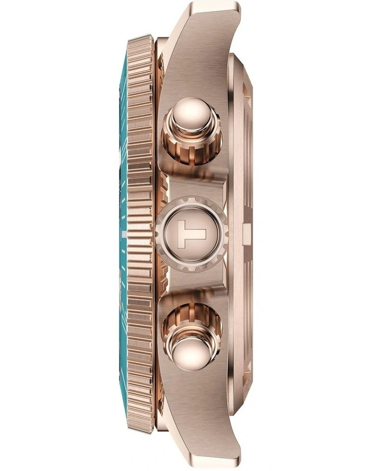 Seastar 1000 Chronograph T1202173704100 Watch in Turquoise image 4