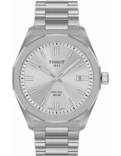 PRC 100 Solar Quartz 39mm T1514221103100 Watch in Silver