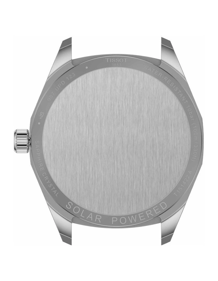 PRC 100 Solar Quartz 39mm T1514221103100 Watch in Silver image 4
