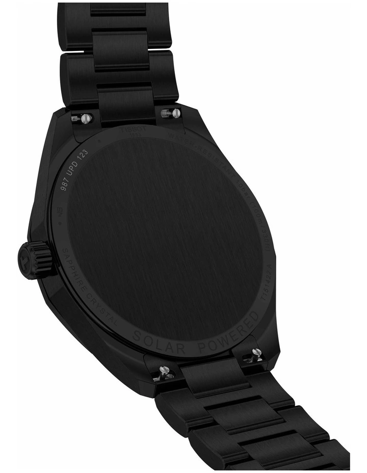 PRC 100 Solar Quartz 39mm T1514223305100 Watch in Black image 3