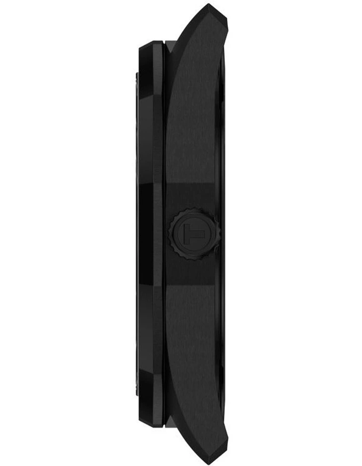 PRC 100 Solar Quartz 39mm T1514223605100 Watch in Black Leather image 5