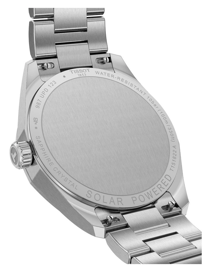 PRC 100 Solar Quartz 34mm T1518221135100 Watch in Light Blue image 3