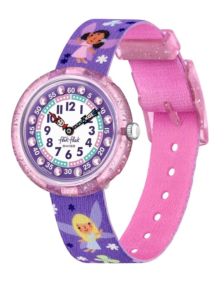Fairy Cool Flik Flak Watch in Purple image 1