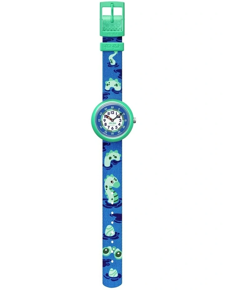 Nessie-ncredible Flik Flak Watch in Green image 2