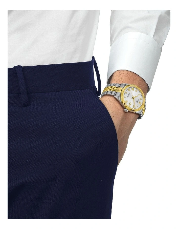 Ballade Automatic 39mm Watch in Yellow Gold PVD T1564082203300 image 2