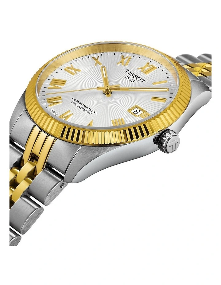 Ballade Automatic 39mm Watch in Yellow Gold PVD T1564082203300 image 3