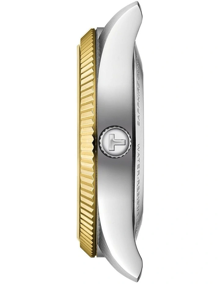 Ballade Automatic 39mm Watch in Yellow Gold PVD T1564082203300 image 6