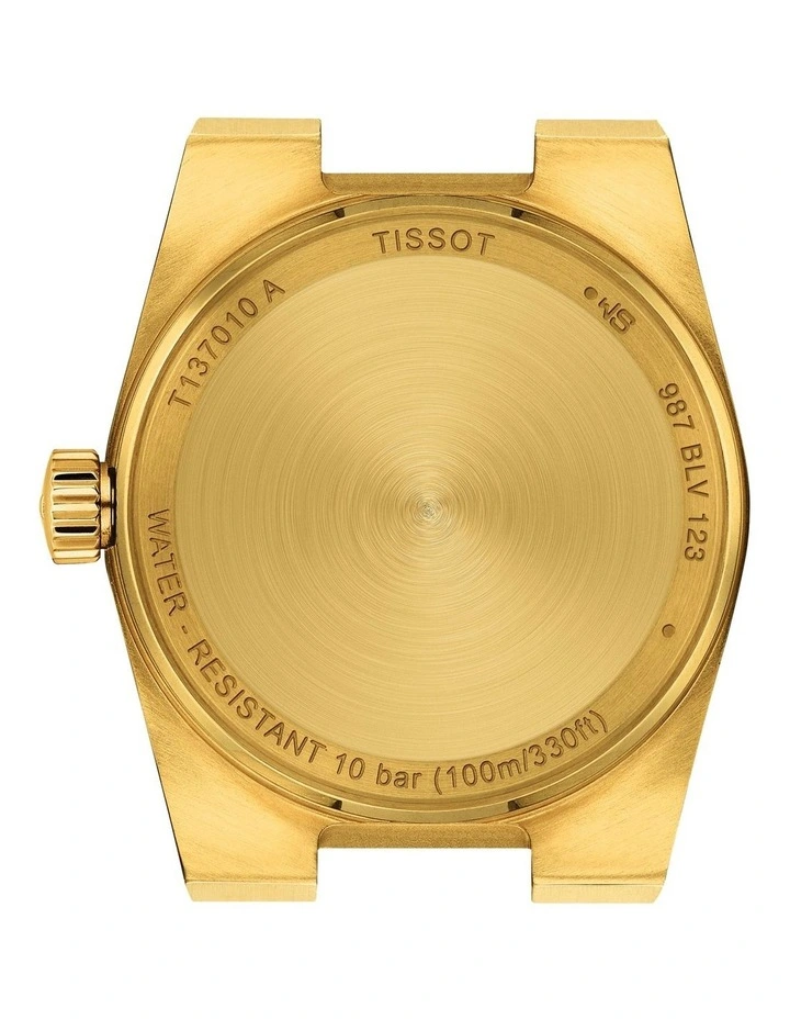 PRX 25mm T1370103302100 Watch in Yellow Gold PVD image 4
