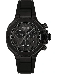 T-Race Chronogprah 38mm T1418173705100 Watch in Black
