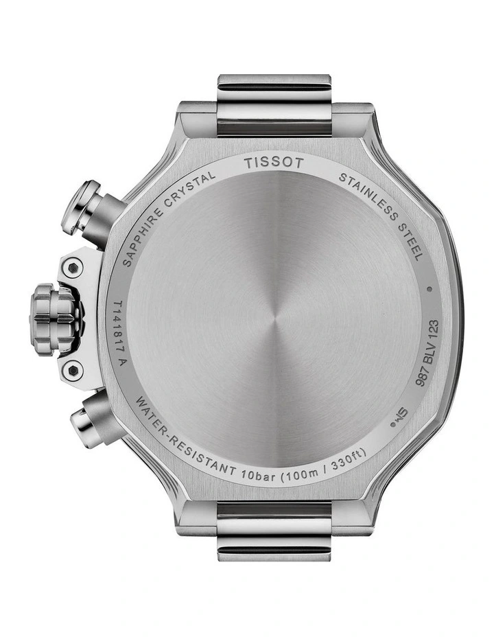 T-Race Chronogprah 38mm T1418179711100 Watch in White image 5