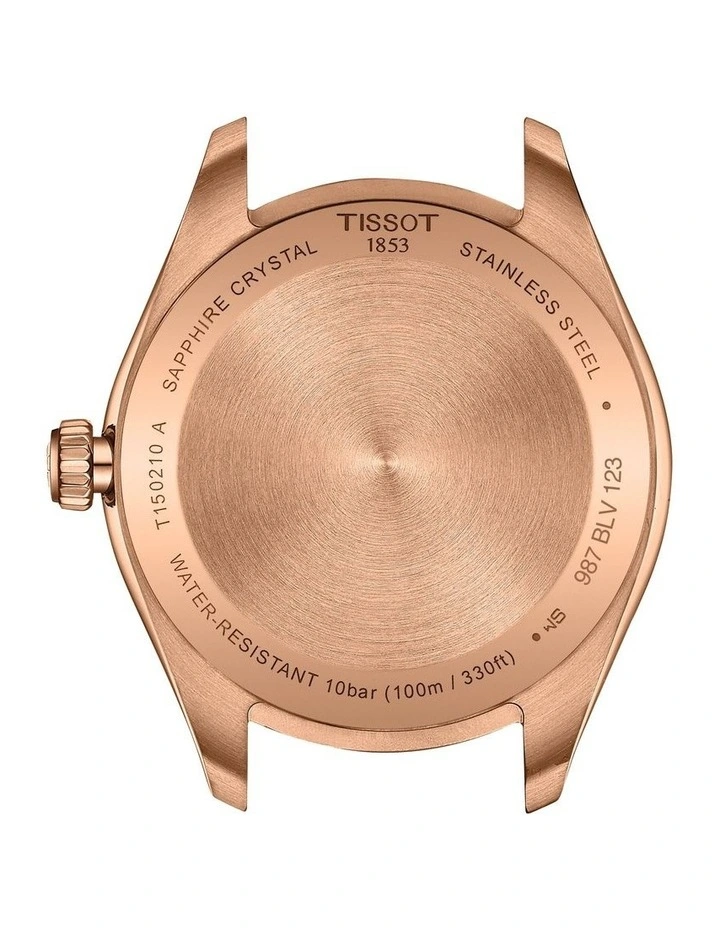 PR 100 34mm T1502103311100 Watch in Pearl/Rose Gold image 3