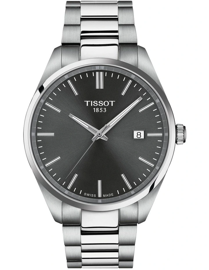 PR 100 40mm T1504101108100 Watch in Grey image 1