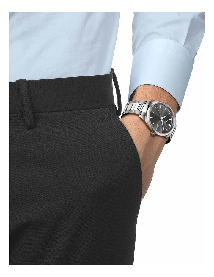 PR 100 40mm T1504101108100 Watch in Grey image 2