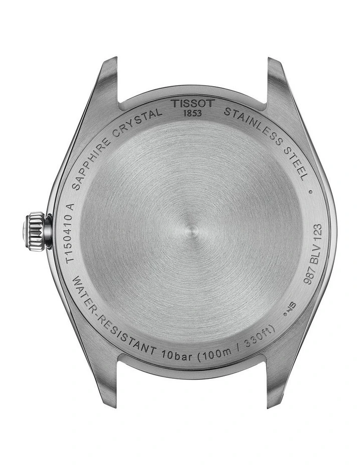 PR 100 40mm T1504102201100 Watch in White and Yellow Gold PVD image 3