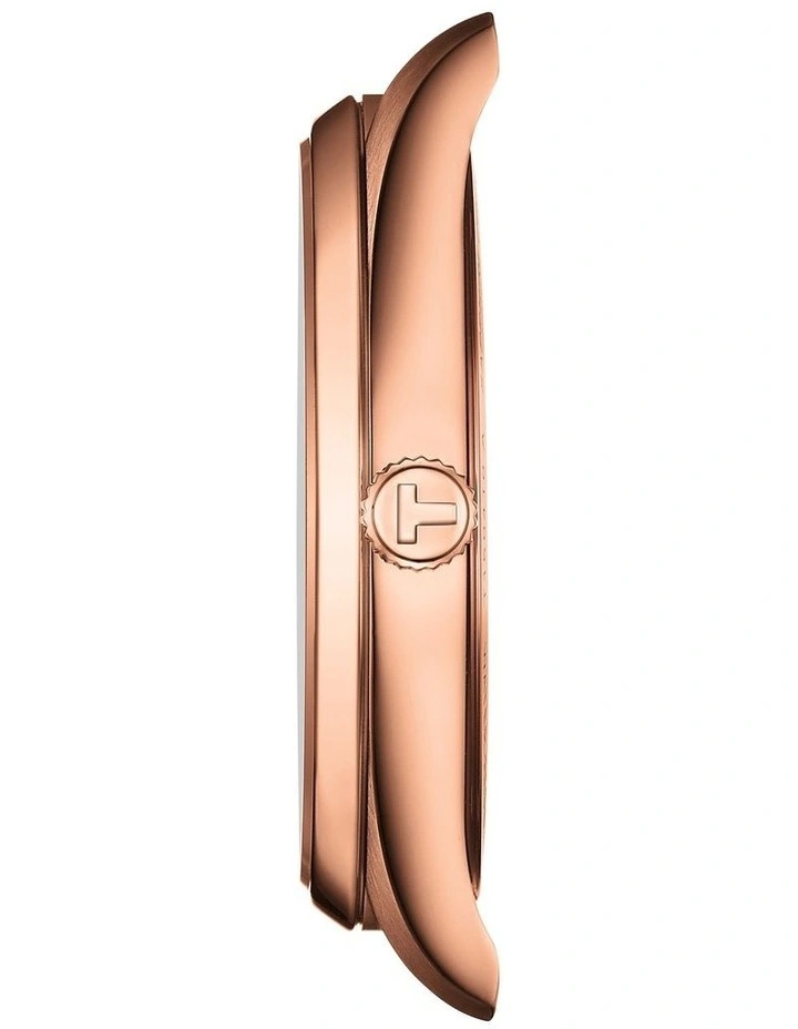 PR 100 40mm T1504102201100 Watch in Black & Rose Gold PVD image 4