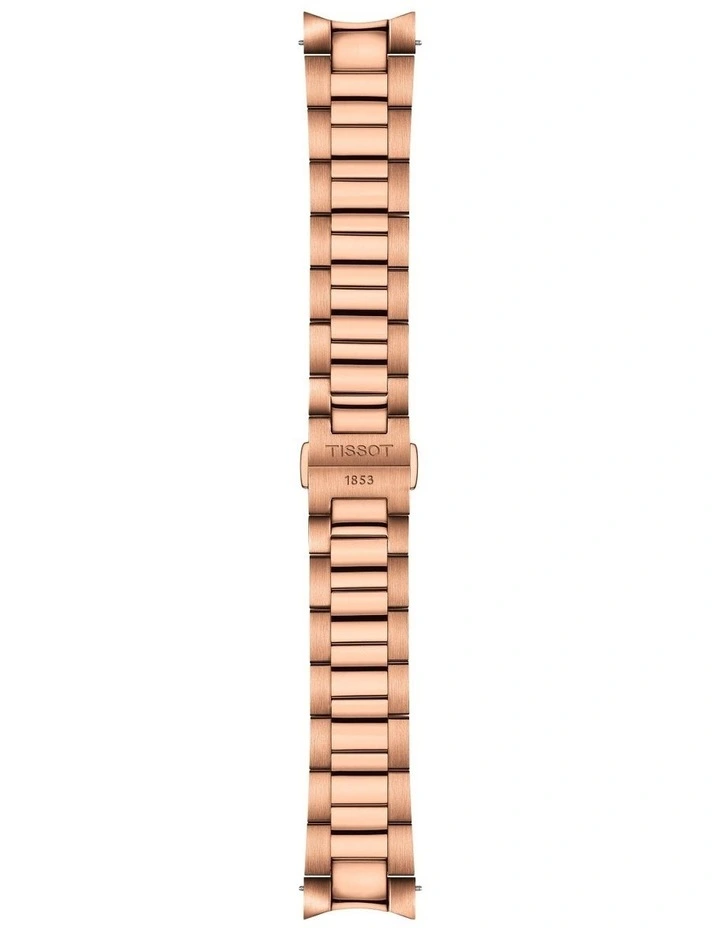 PR 100 40mm T1504102201100 Watch in Black & Rose Gold PVD image 5