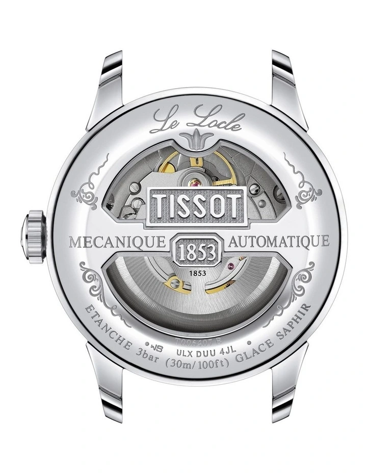 Le Locle Powermatic 80 T0064071604300 Automatic Watch in Blue image 3