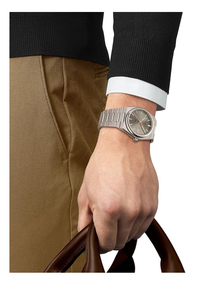 PRX Titanium 38mm T1378074406100 Watch in Anthracite image 2