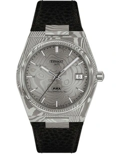 PRX Damascus Steel 38mm T1378079608100 Watch in Grey