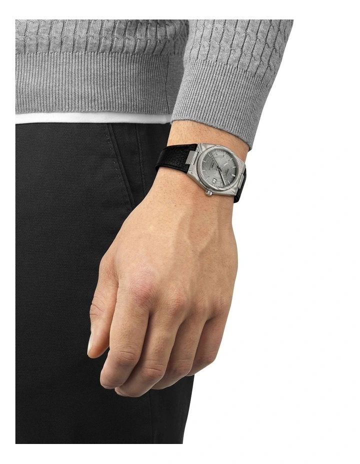 PRX Damascus Steel 38mm T1378079608100 Watch in Grey image 2