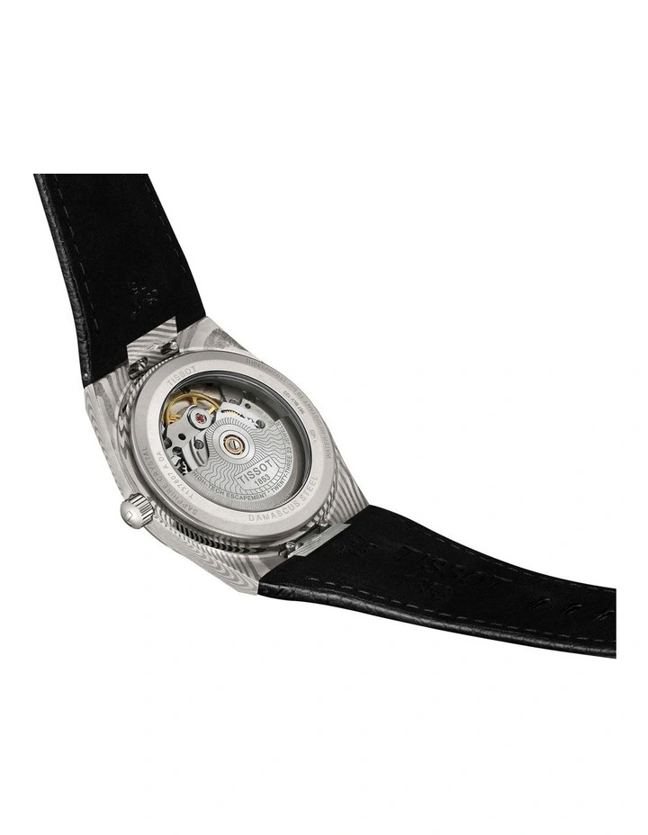 PRX Damascus Steel 38mm T1378079608100 Watch in Grey image 4