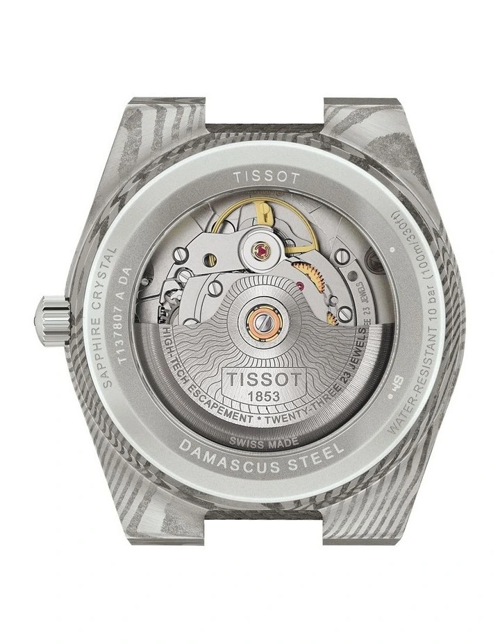 PRX Damascus Steel 38mm T1378079608100 Watch in Grey image 5