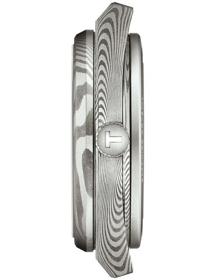 PRX Damascus Steel 38mm T1378079608100 Watch in Grey image 6