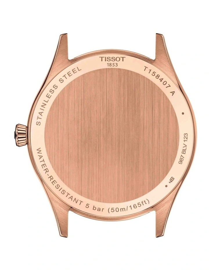 Classic Dream Powermatic 80 40mm T1584073603100 Watch in Rose Gold PVD/Brown image 3