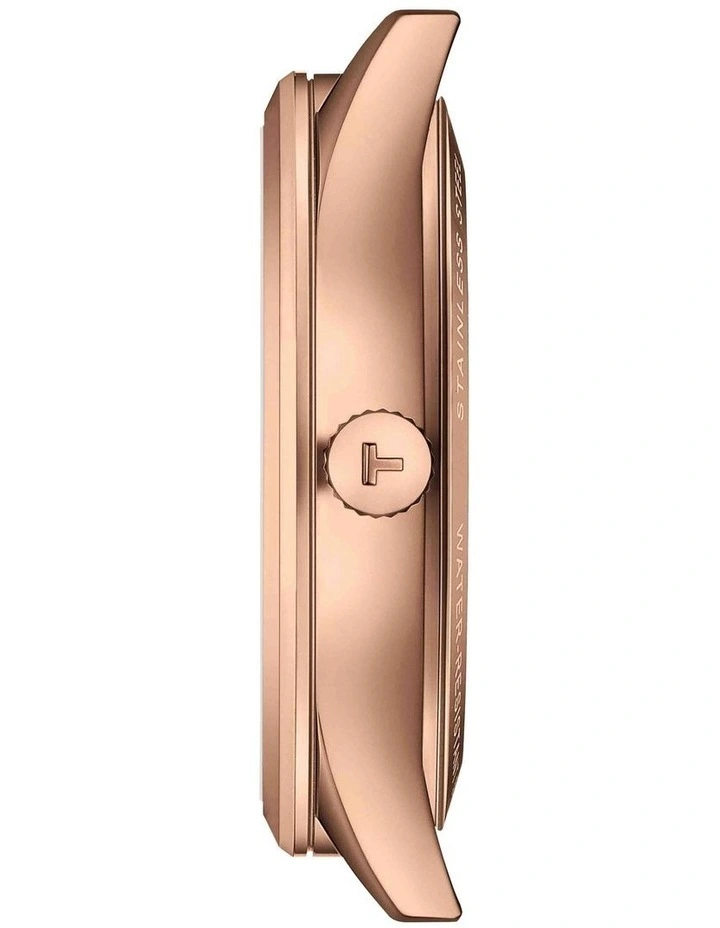 Classic Dream Powermatic 80 40mm T1584073603100 Watch in Rose Gold PVD/Brown image 4