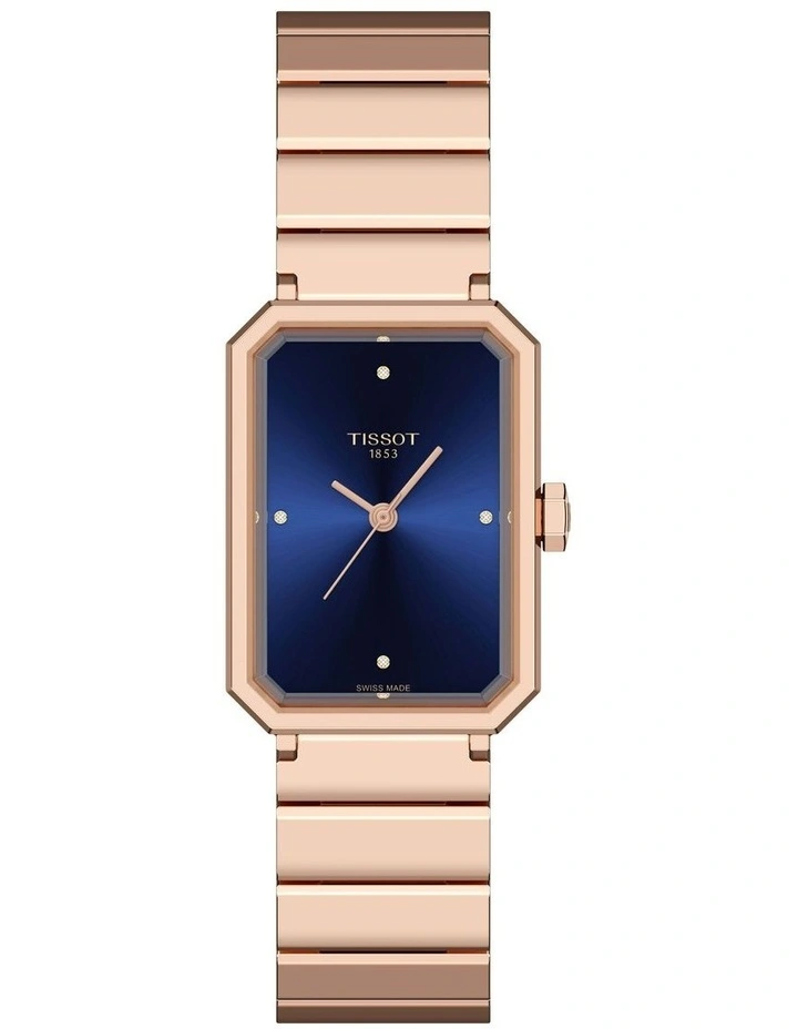 SRV T1601103304600 Watch in Blue/Carnation Gold PVD image 1