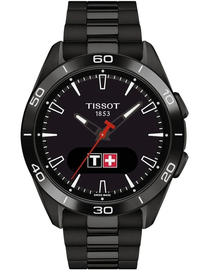 T-Touch Connect Sport Watch T1534204405101 in Titanium Black image 1