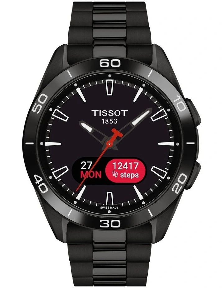 T-Touch Connect Sport Watch T1534204405101 in Titanium Black image 2