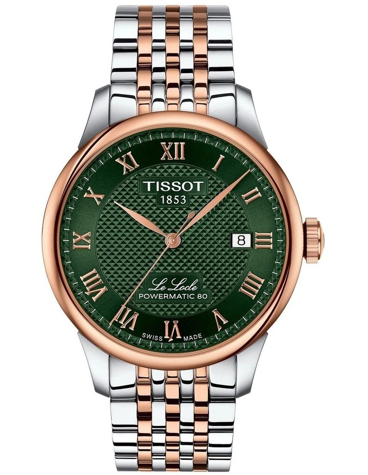 Le Locle Powermatic 80 Automatic Watch T0064072209301 in Multi image 1