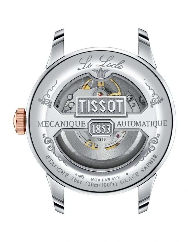 Le Locle Powermatic 80 Automatic Watch T0064072209301 in Multi image 4