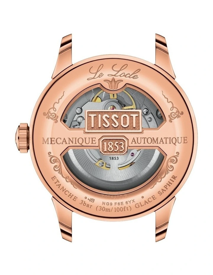 Le Locle Powermatic 80 Automatic Watch T0064073309300 in Multi image 4