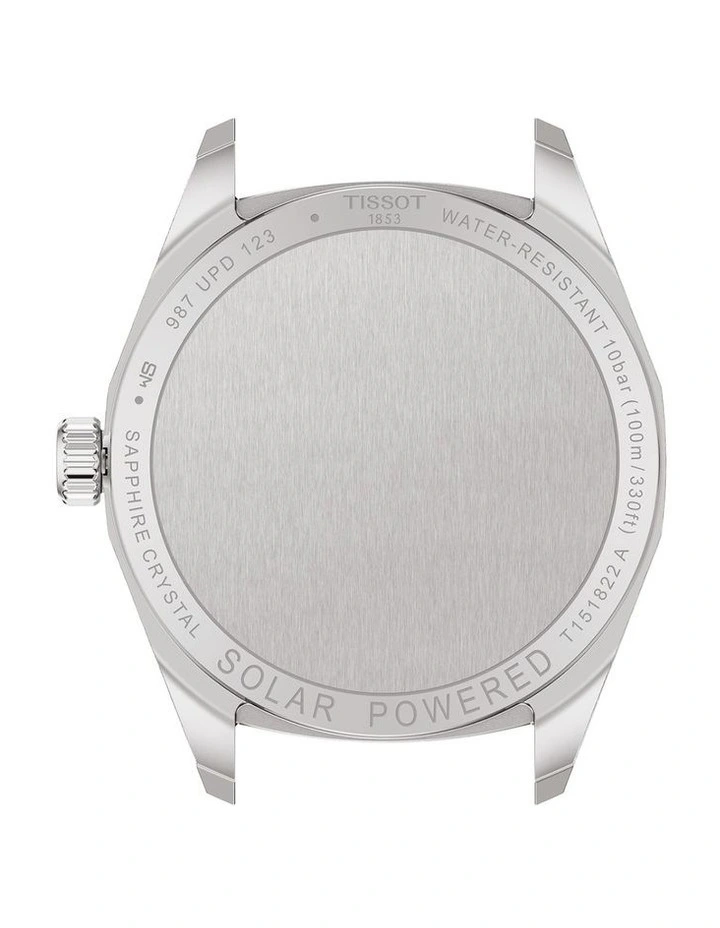 PRC 100 Solar Quartz 34mm T1518222203100 Watch in Yellow Gold PVD Bicolour image 4