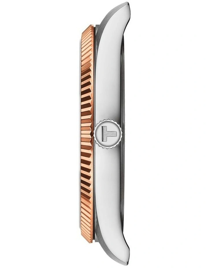Ballade 40mm T1564102229101 Watch in Brown And Rose Gold PVD Bi-colour image 4