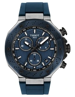 T-Race Quartz Chronograph Watch T1414172704100 in Blue