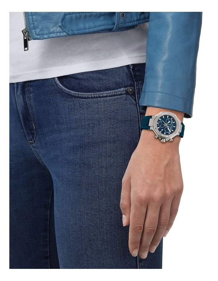 T-Race Chronogprah 38mm Watch T1418171704100 in Blue image 2