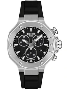 T-Race Chronogprah 38mm Watch T1418171705100 in Black