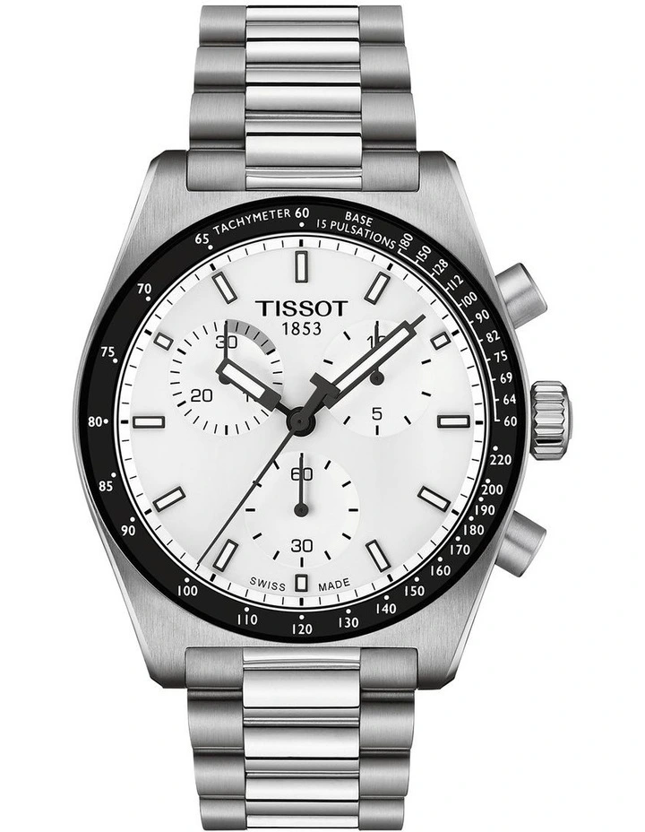 PR516 Quartz Chronograph Watch T1494171101100 in White image 1